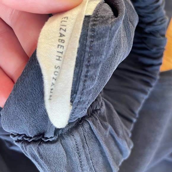 Elizabeth Suzann Florence Pant in Navy Silk Crepe, Small - Picture 3 of 4